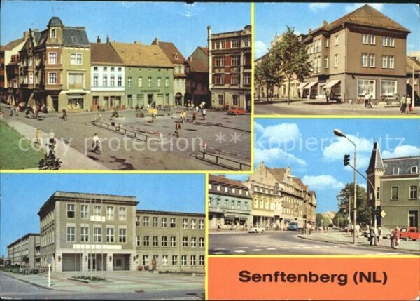 Senftenberg Niederlausitz Platz der Freundschaft Bahnhofstrasse H