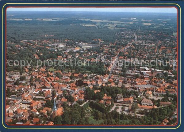 Soltau Lüneburger Heide Fliegeraufnahme