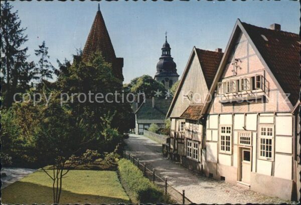 Bad Salzuflen Turmstrasse Katzenturm 15. Jhdt. Kirche