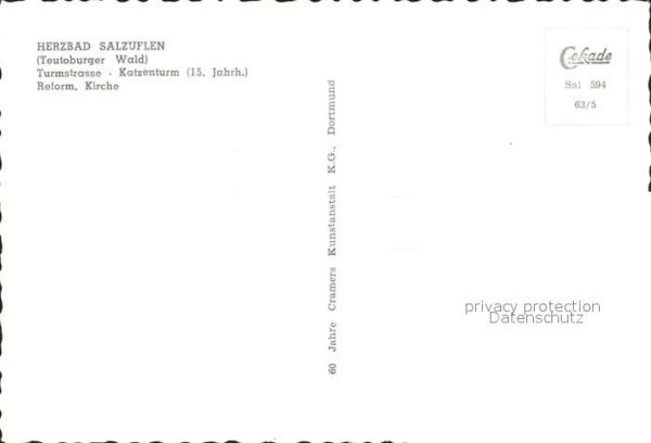 Bad Salzuflen Turmstrasse Katzenturm 15. Jhdt. Kirche – Bild 2