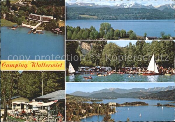 Poertschach Woerthersee Seehotel Wallerwirt Badestrand Segeln K