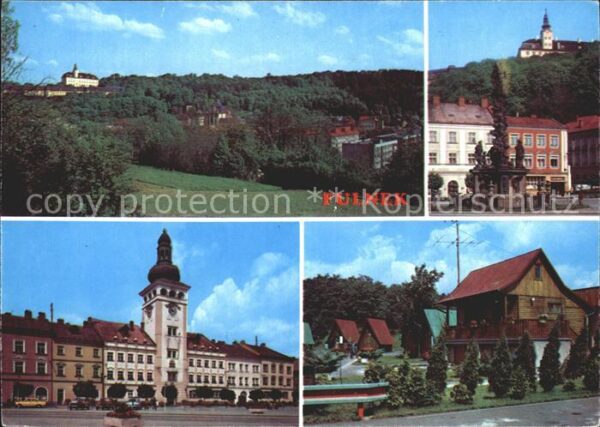 Fulnek Celkovy pohled Namesti JA Komenskeho Ra