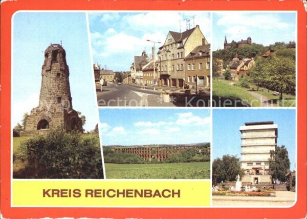 Netzschkau Kuhbergturm Friedensplatz Burg Mylau Gö