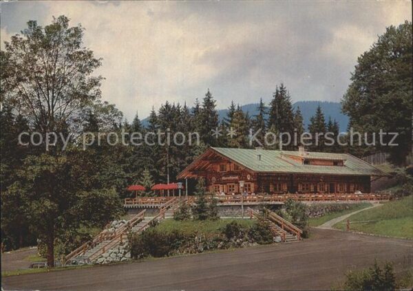 Rottach-Egern Cafe Restaurant Alpenwildpark Wallbergb