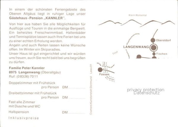 Langenwang Fischen Gästehaus Pension Kannler – Bild 2
