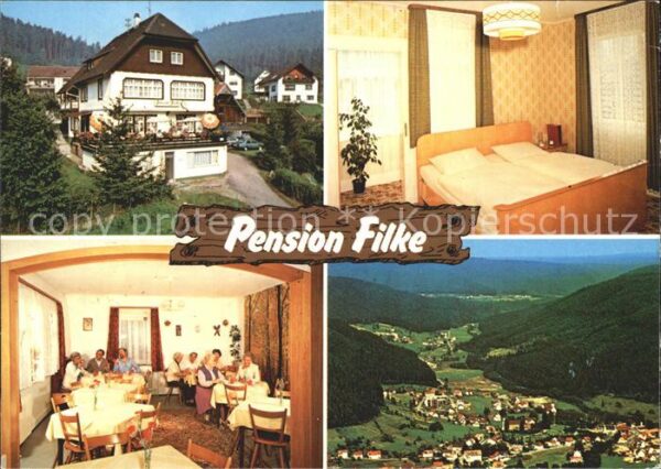 Enzkloesterle Pension Filke Doppelzimmer Gastraum Fli