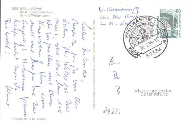 Bad Laasphe Schloss Wittgenstein Wittgensteiner Lan – Bild 2