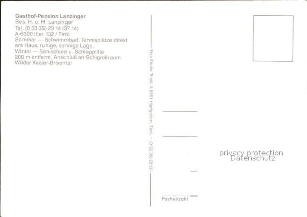 Itter Tirol Gasthof Pension Lanzinger Swimming Pool – Bild 2