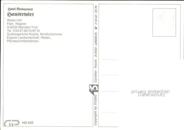 Muenster Tirol Hotel Restaurant Hauserwirt – Bild 2