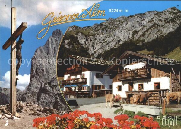 Stripsenjoch Griesner Alm Unterkunftshaus Gipfelkreu