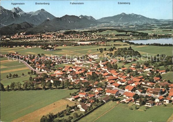 Schwangau Dorf der Königsschlösser Alpenpanorama