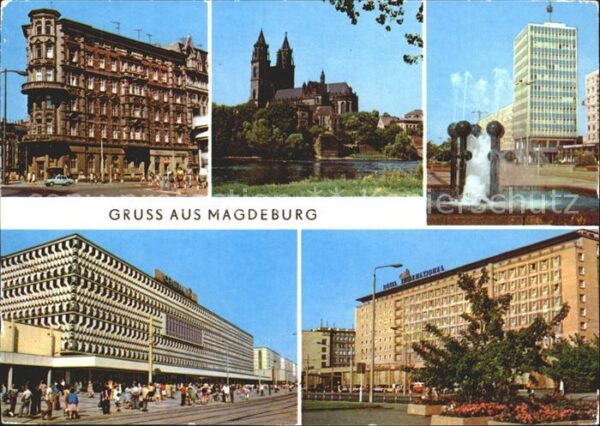 Magdeburg Hasselbachplatz Elbe Dom Karl Marx Stra