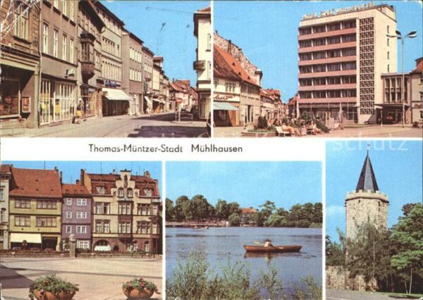 Muehlhausen Thueringen Steinweg Hotel Stadt Mühlhausen Karl Ma