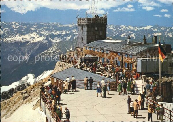Zugspitze Münchner Haus Aussichtsterrasse Bayrisc