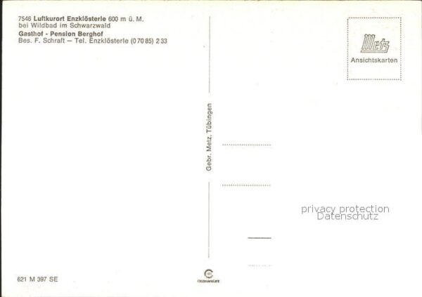 Enzkloesterle Gasthof Pension Berghof Luftkurort Schw – Bild 2