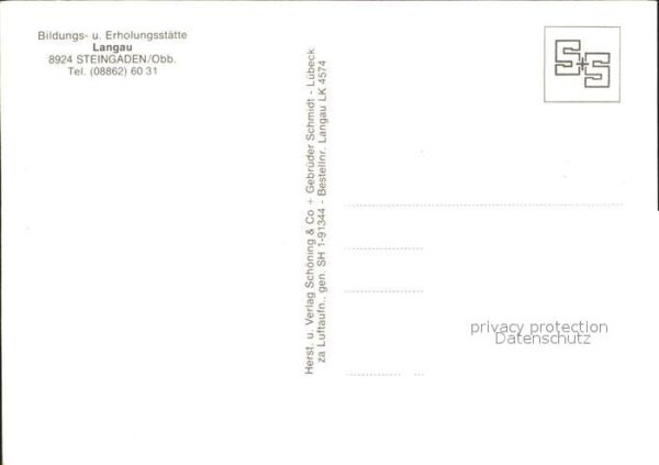 Steingaden Oberbayern Bildungsstätte Erholungsstätte Langau F – Bild 2