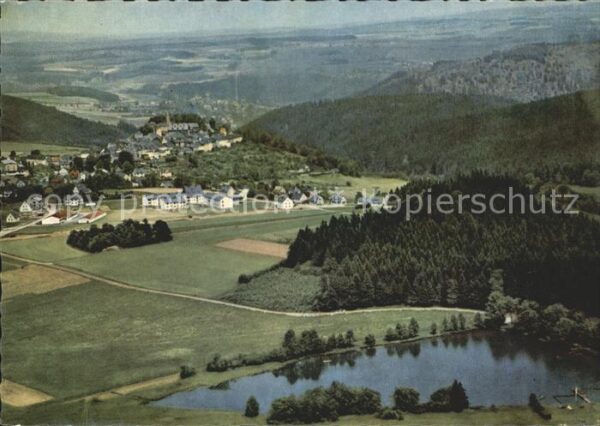Lichtenberg Oberfranken Naturschwimmbad Sommerfrische Luftaufna