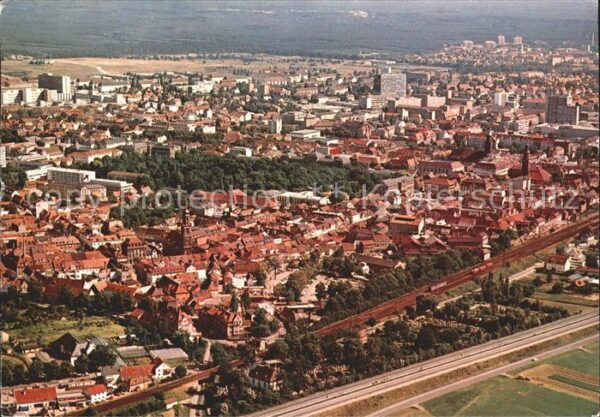 Erlangen Fliegeraufnahme