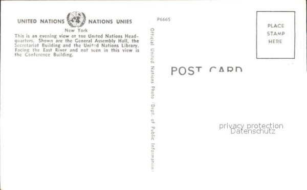 New York City United Nations bei Nacht – Bild 2