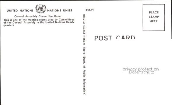 New York City United Nations General Assembly Committ – Bild 2