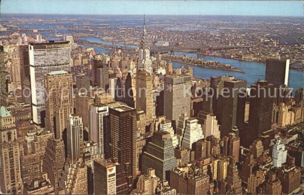 New York City Isle of Manhattan Skyline