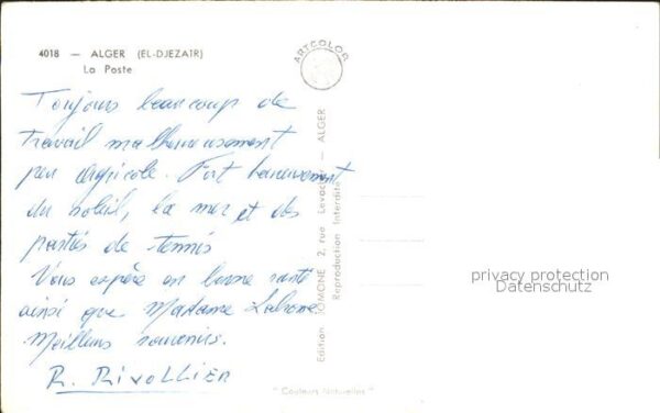 Alger Algerien La Poste – Bild 2