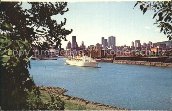 Montreal Quebec Harbour and Skyline