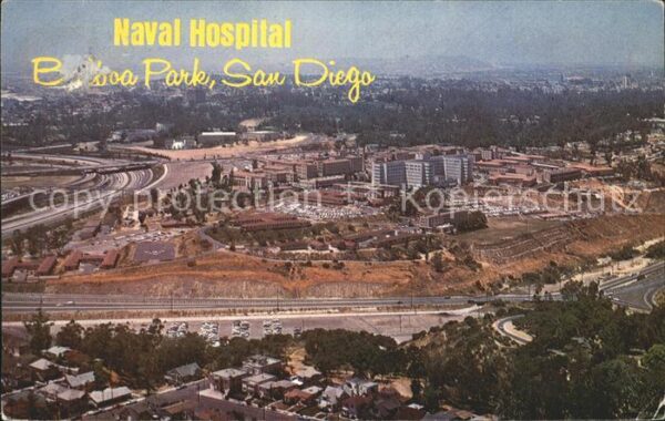 San Diego California Naval Hospital Fliegeraufnahme