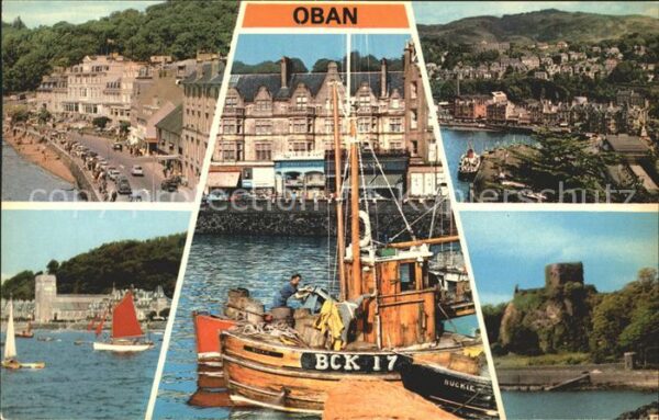 Oban Hafen Ortspartie Ruine