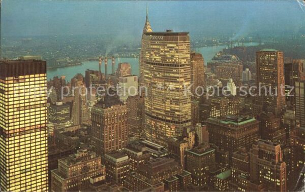 New York City Fliegeraufnahme PAN AM Building Skyline