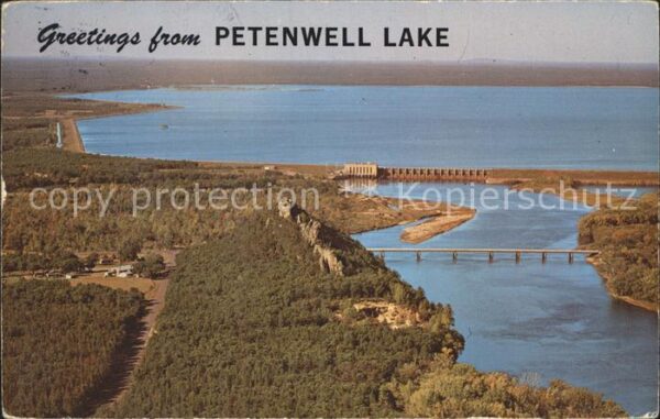 Wisconsin US-State Fliegeraufnahme Petenwell Lake