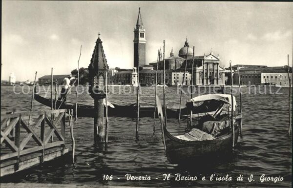 Venezia Venedig Il Bacino e L_isola di S. Giorgio