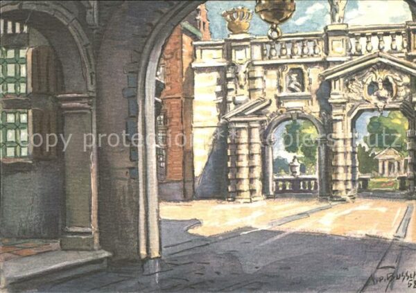 Antwerpen Anvers Rubenshaus Künstlerkarte