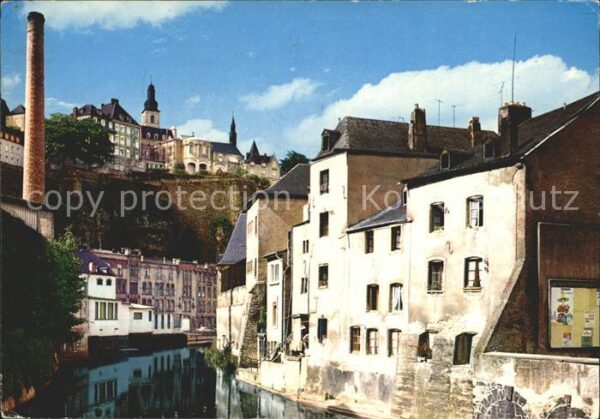 LUXEMBOURG  Luxemburg L_Alzette pittoresque au Grund
