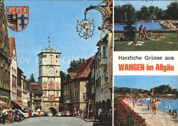 Wangen Allgaeu Herrenstrasse Ravensburger-Tor und Frei