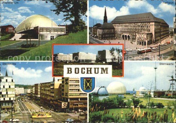 Bochum Rathaus Sternwarte Planetarium Stadtmit