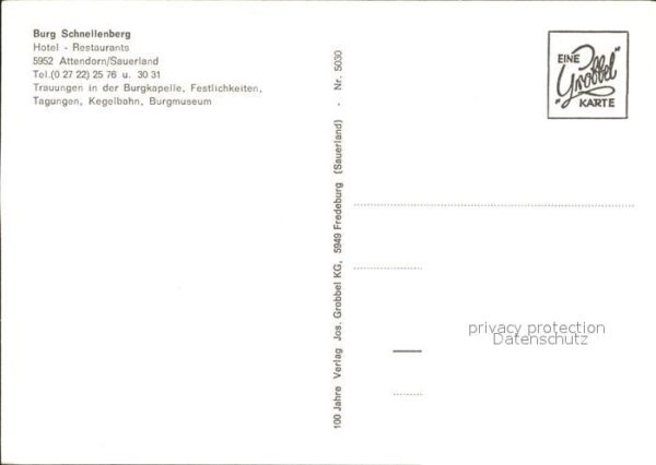 Attendorn Burg Schnellenber Hotel Restaurant – Bild 2
