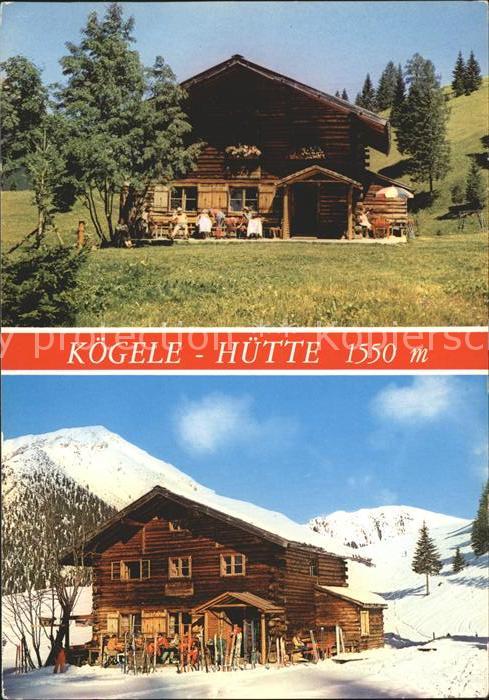 Berwang Tirol Kögele Hütte Skigebiet