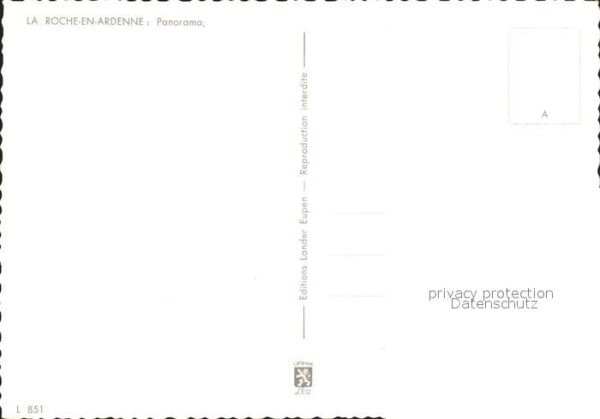 La Roche-en-Ardenne Fliegeraufnahme – Bild 2