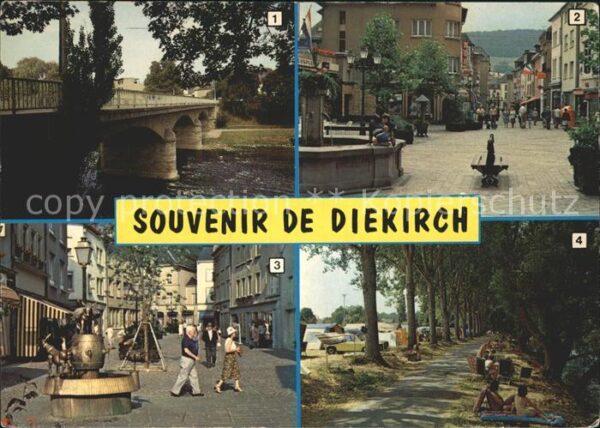 Diekirch Pont sur la Süre Ieselsbur Camping