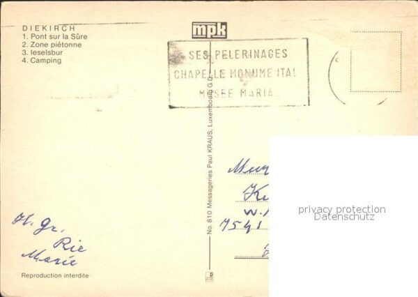 Diekirch Pont sur la Süre Ieselsbur Camping – Bild 2