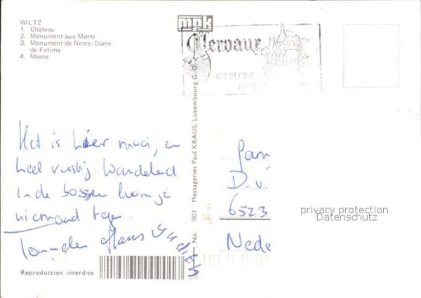 Wiltz Luxembourg Chateau Monuement aux Morts – Bild 2