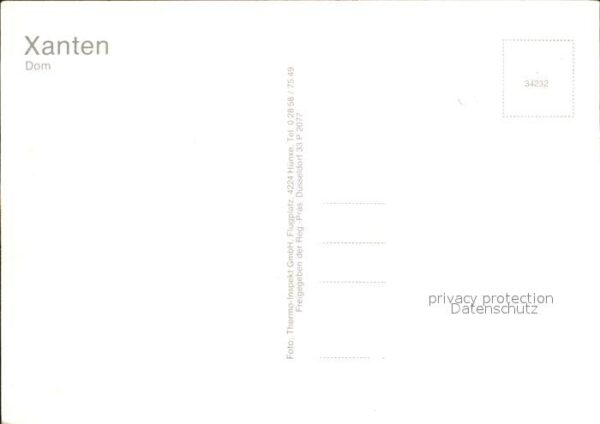 Xanten Fliegeraufnahme Dom – Bild 2