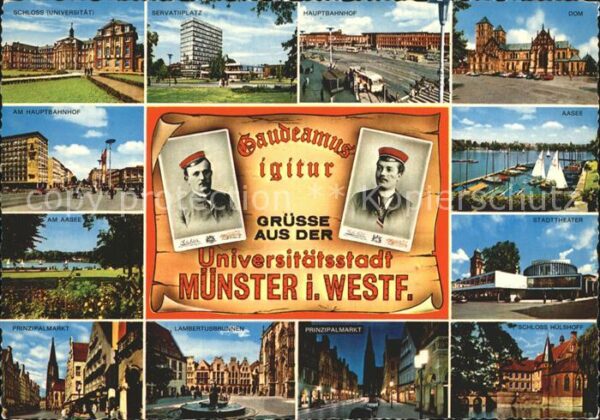 Muenster Westfalen Theater Dom Schloss Prinzipalmarkt