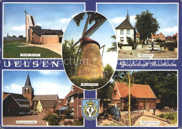 Uelsen Windmühle Wassermühle Mühlenstrasse