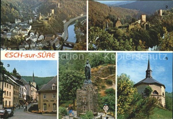 Esch-sur-Sure Chateau Rue-du-Villgafe Statue del al V
