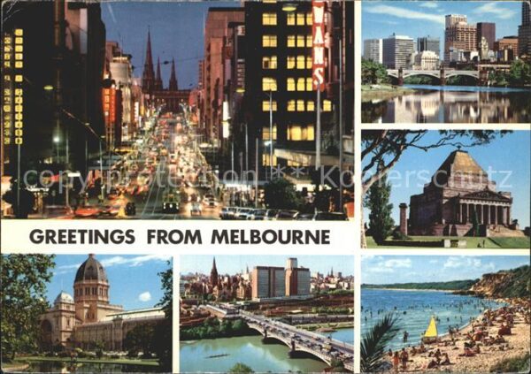 Melbourne Victoria Brücke Strand Monument