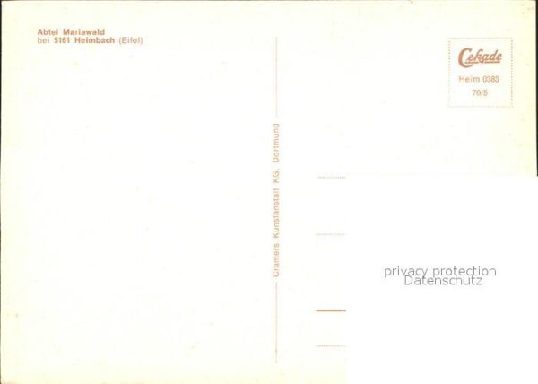 Heimbach Eifel Abtei Mariawald Klosterkirche Kloster E – Bild 2