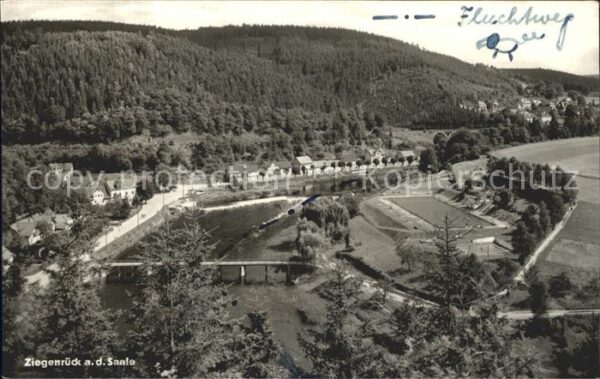 Ziegenrueck Saale Brücke
