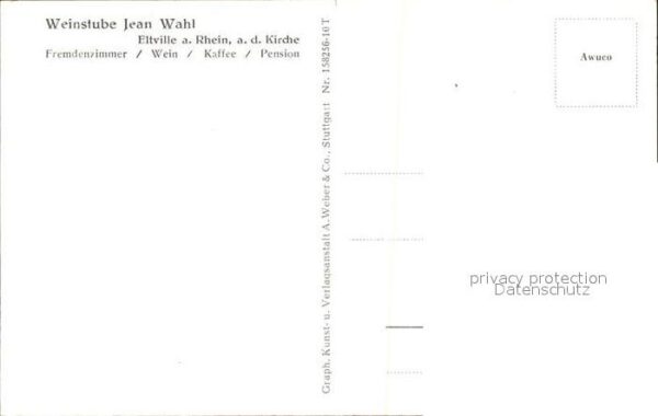 Eltville Rhein Weinstube Jean Wahl – Bild 2